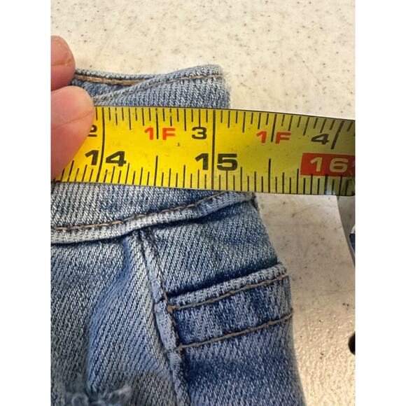 Jonathan Simkhai Women Standard Jeans Size 32 Light Wash Distressed Fray Hem C10 - Picture 8 of 9